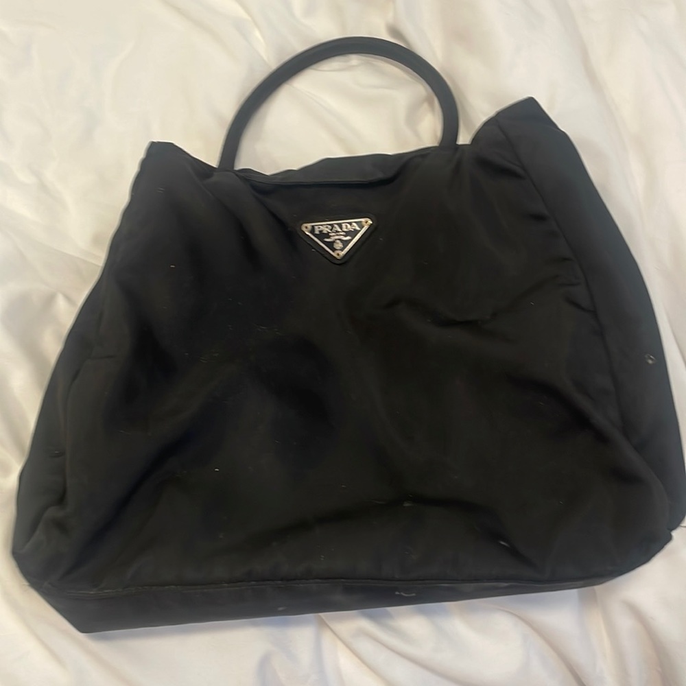Prada nylon bag for sale in fair condition